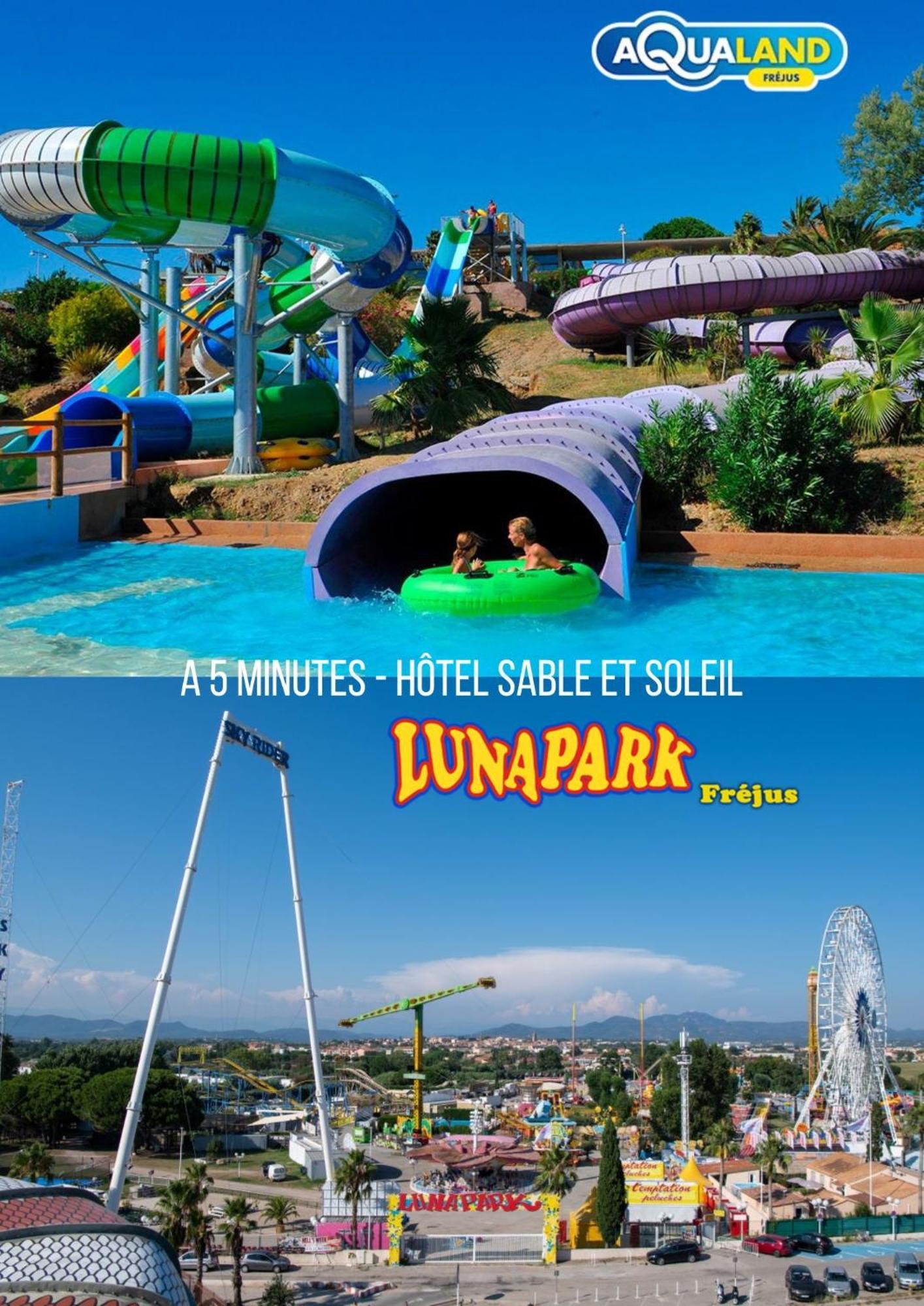 Hotel Sable Et Soleil - Port, Plage Et Jacuzzi Prive Fréjus Zewnętrze zdjęcie