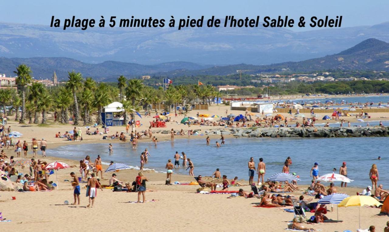 Hotel Sable Et Soleil - Port, Plage Et Jacuzzi Prive Fréjus Zewnętrze zdjęcie